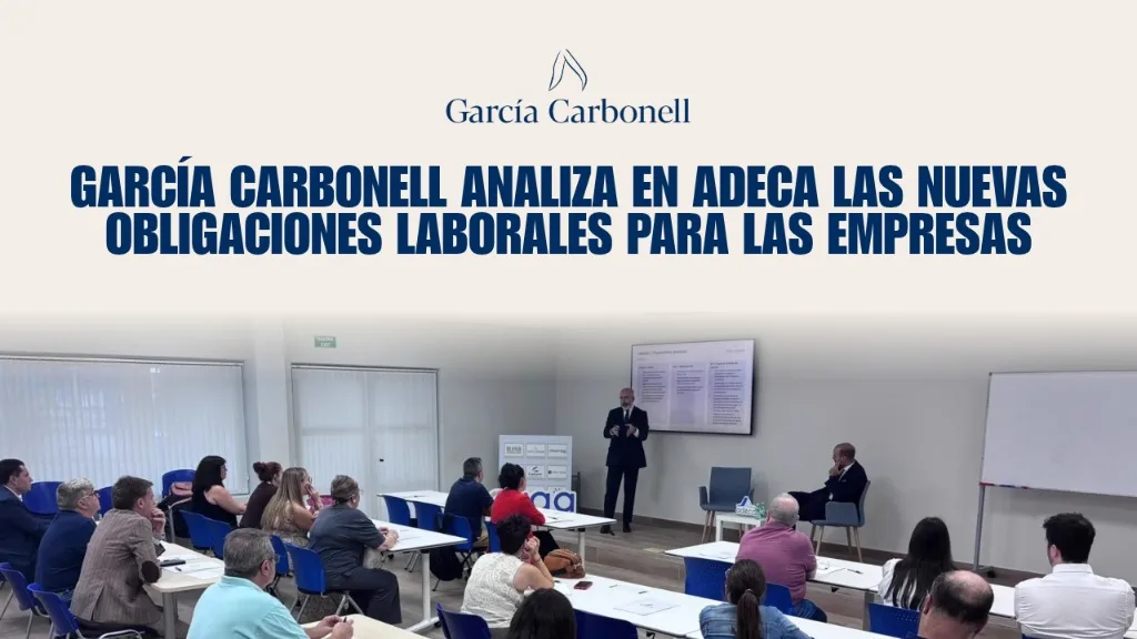 Jornada sobre el Real Decreto 723/2026 organizada por ADECA Campollano con la participación de García Carbonell en Albacete.